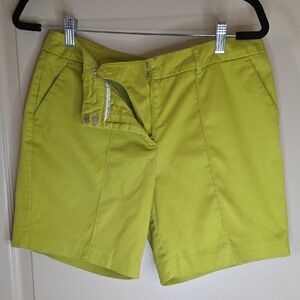 Worthington Vibrant Green Lime Women's Bermudas size 6